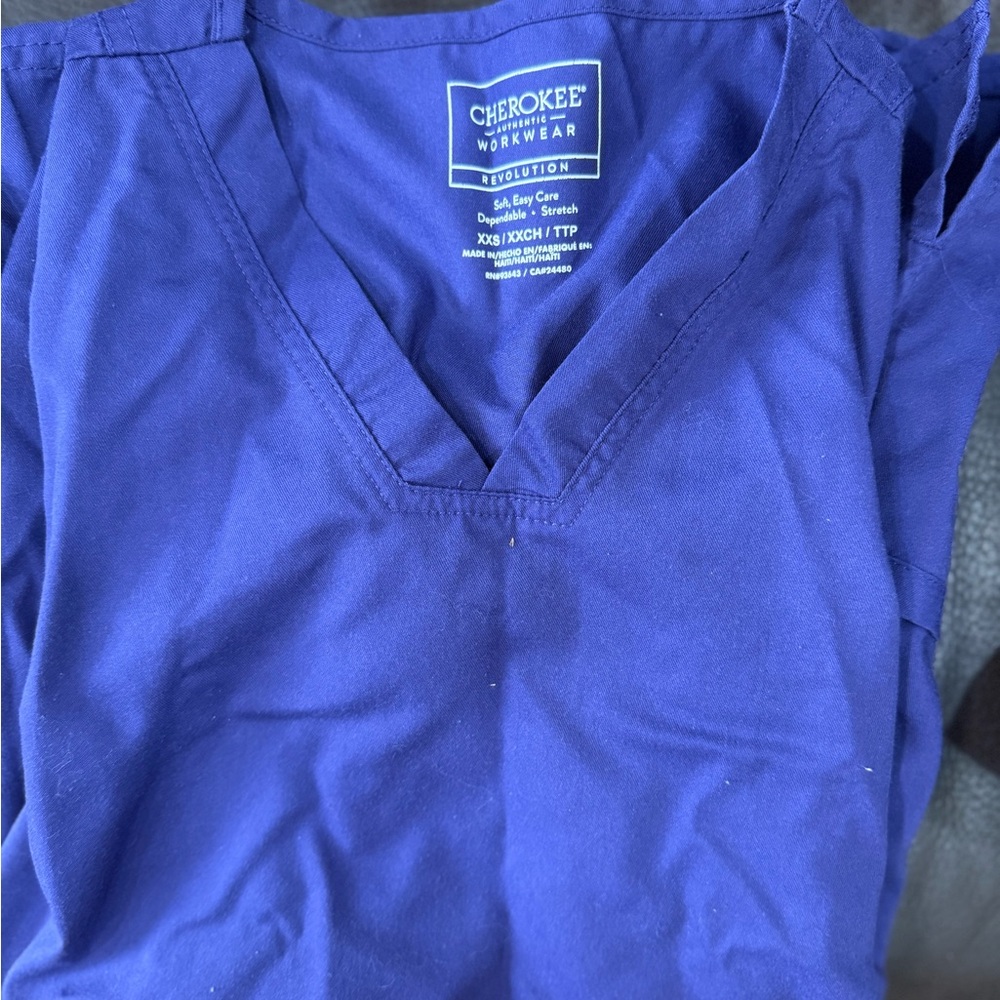Cherokee Men's Deep Blue Workwear Shirt